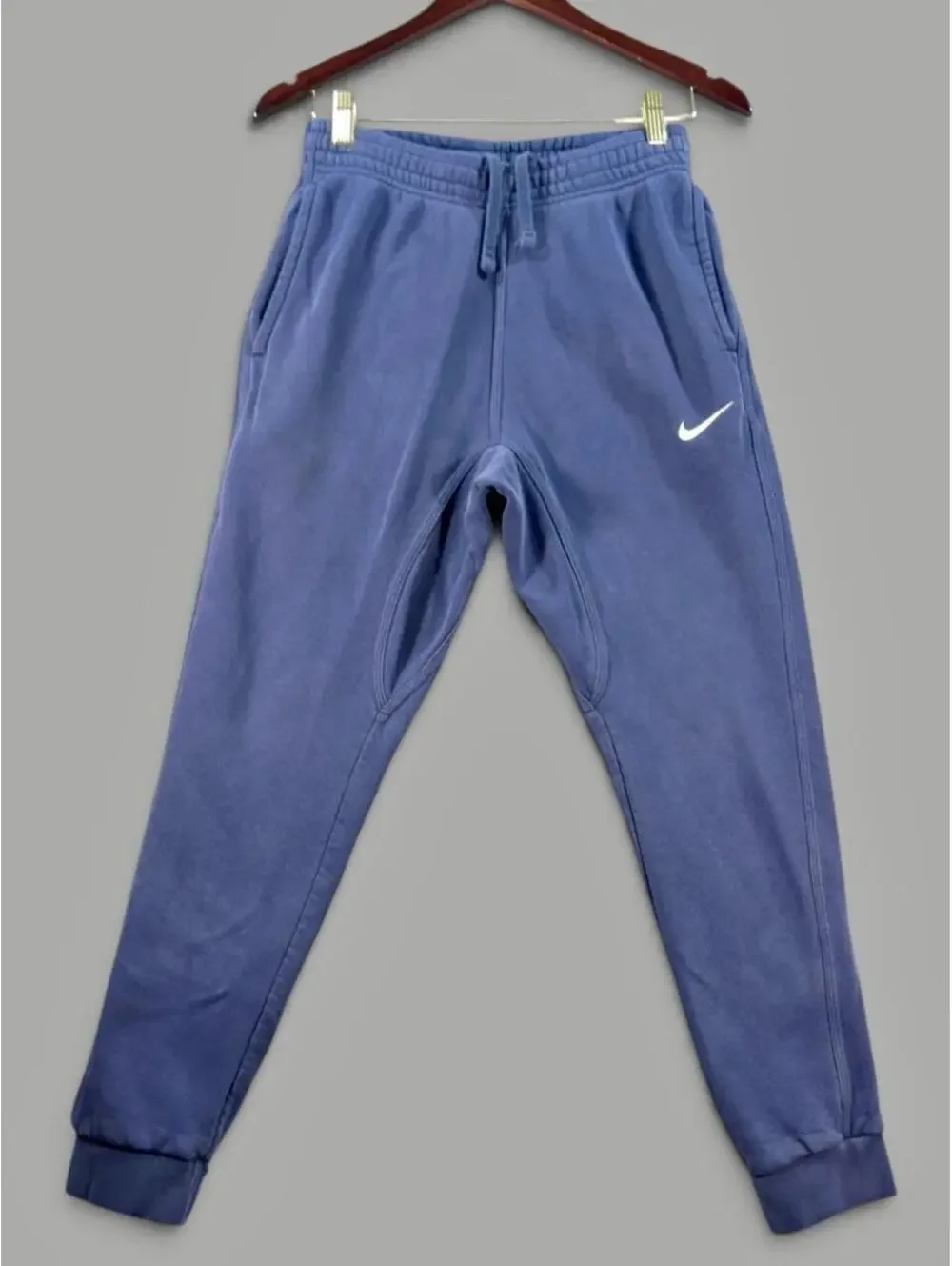 Nike Blue Fleece Joggers – Size Small